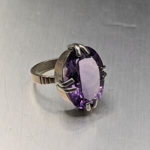 Victorian 9k Gold Amethyst Ring